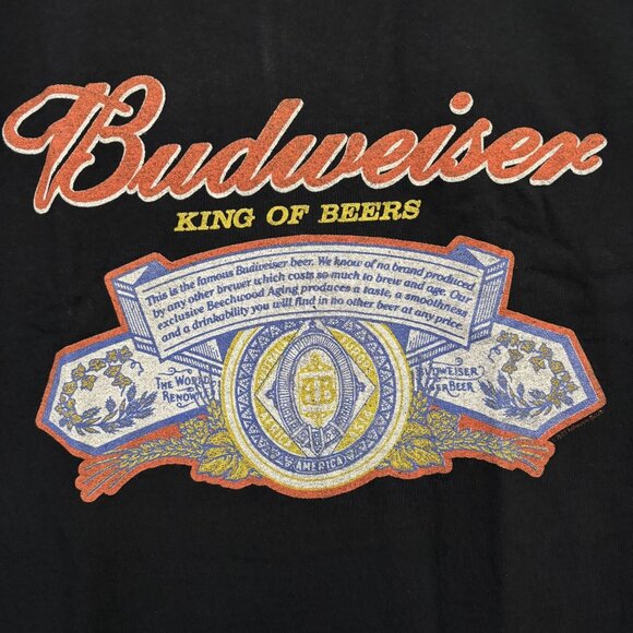 Budweiser King of Beers Logo tshirt size Medium - Picture 2 of 4